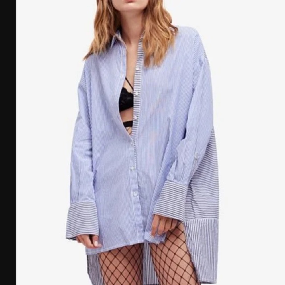 Free People Lakehouse Shirt Oversized